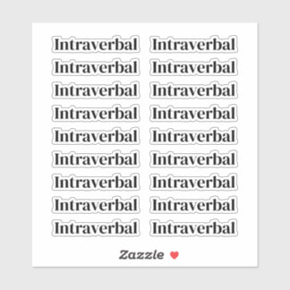 Set of 18 ABA Labels | Autism Therapy Stickers