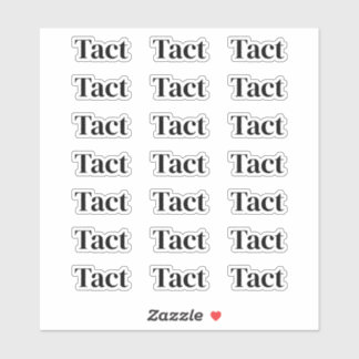Set of 21 Tact Labels | Autism Therapist