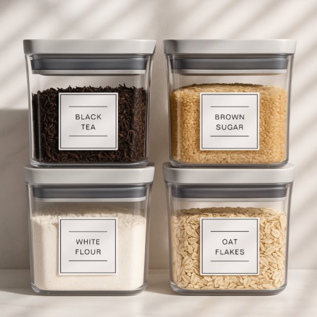 Set of 25 Personalised Waterproof Kitchen Labels (Creator Uploaded)