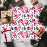 Set of 3 Assorted Handsome Pig Christmas Gift Wrap<br><div class="desc">Set of three quality flat sheets of complementary very cool pig Christmas wrapping papers to make your Christmas gifts stand out. Remember, all animal-themed products sold in our shop help us make a donation to animal charities, too, so you are doing good when you shop at Paws Charming. Thank you...</div>