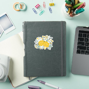 Set of 4 Yellow Rose of Texas Custom Cut