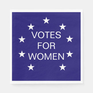 Set of 50 Suffrage Votes for Women Paper Napkin
