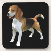 Set of 6 Beagle Coasters