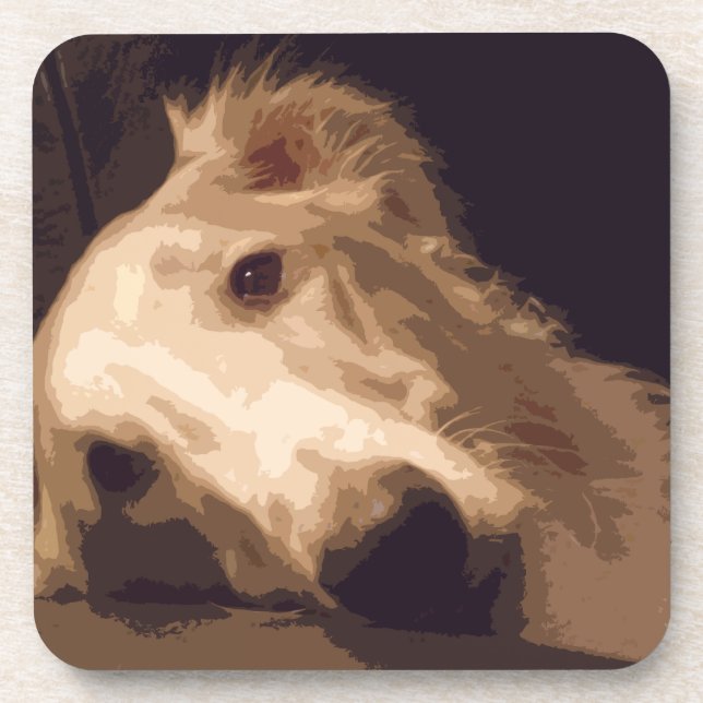 SET OF 6 BORZOI COASTERS (Front)