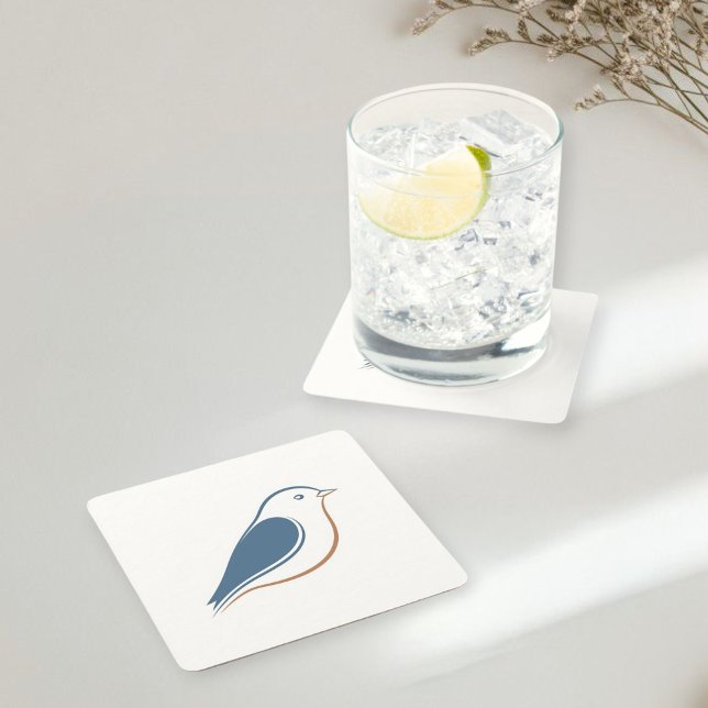 Set of 6 Cardboard Coasters | Bird Design  (Creator Uploaded)