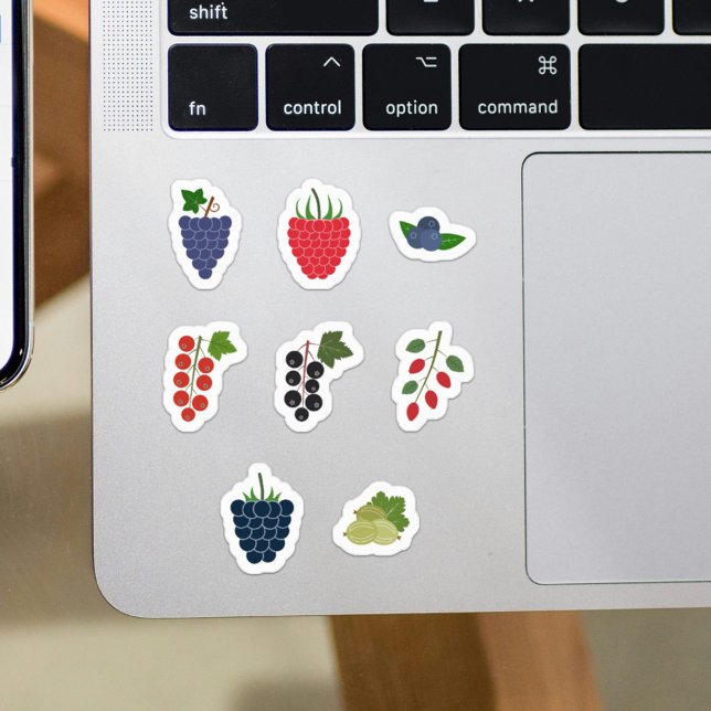 Set of Berry Fruits Stickers (Set of Berry Fruits Stickers)