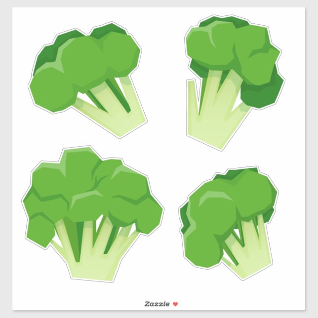 Set of green broccoli (Sheet)