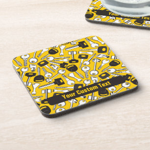 Set of Keys Background Coaster
