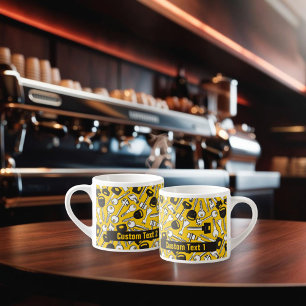 Set of Keys Background Espresso Cup