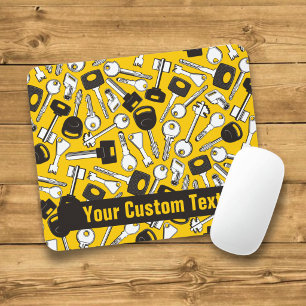 Set of Keys Background Mouse Pad
