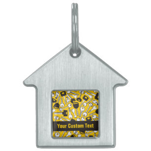 Set of Keys Background Pet Tag