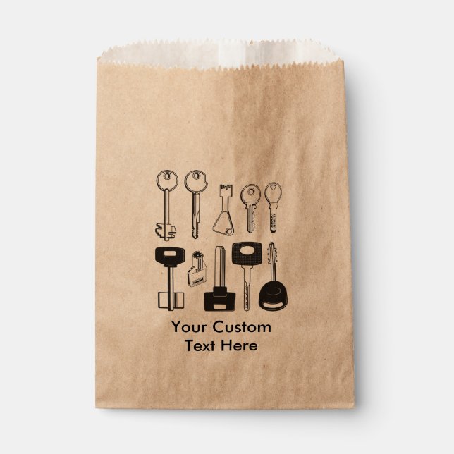 Set of Keys Favour Bag (Front)