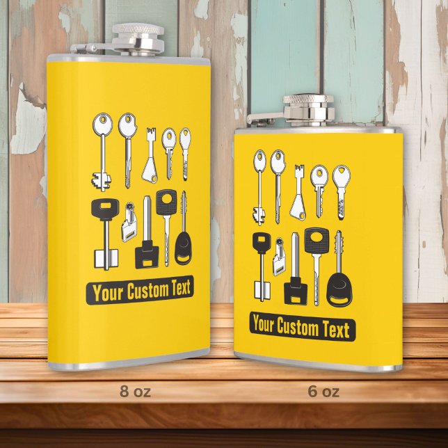 Set of Keys Hip Flask (Creator Uploaded)