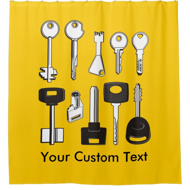 Set of Keys Shower Curtain (Front)