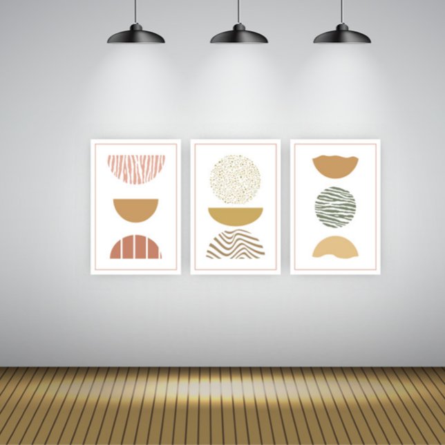 Set of minimalist geometric art posters (Creator Uploaded)