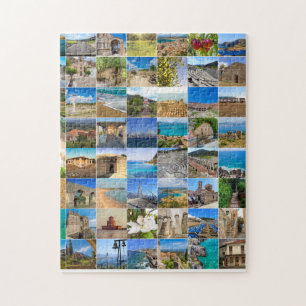 set of Peloponnes photo, Greece, Europe Jigsaw Puzzle