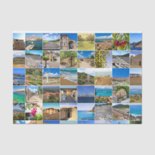 set of Peloponnes photo, Greece, Europe Tissue Paper