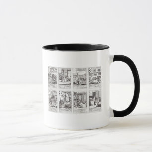 Set of Playing Cards depicting Satirical Mug
