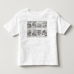 Set of Playing Cards depicting Satirical Toddler T-Shirt