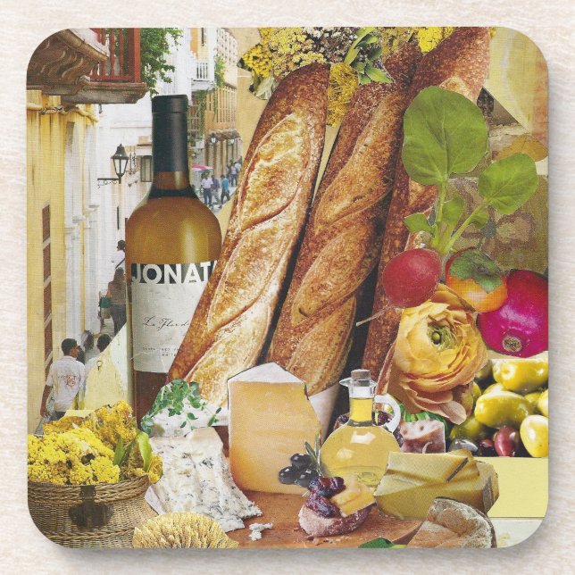 Set of Six Hard Plastic Coasters (Front)