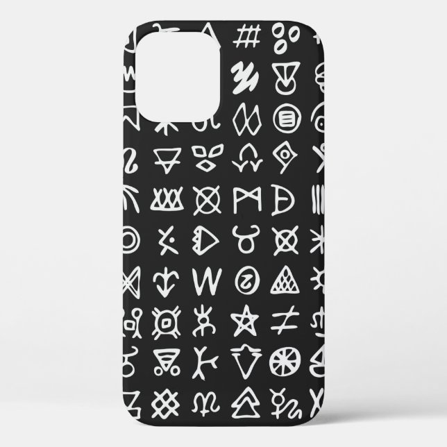 Set of symbols rune letters font. Ancient occult a Case-Mate iPhone Case (Back)