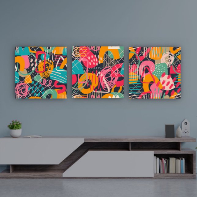 Set of Three Colourful graffiti art (Creator Uploaded)