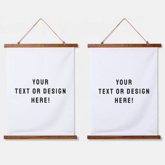 Set of Two Custom Hanging Tapestries (Double)