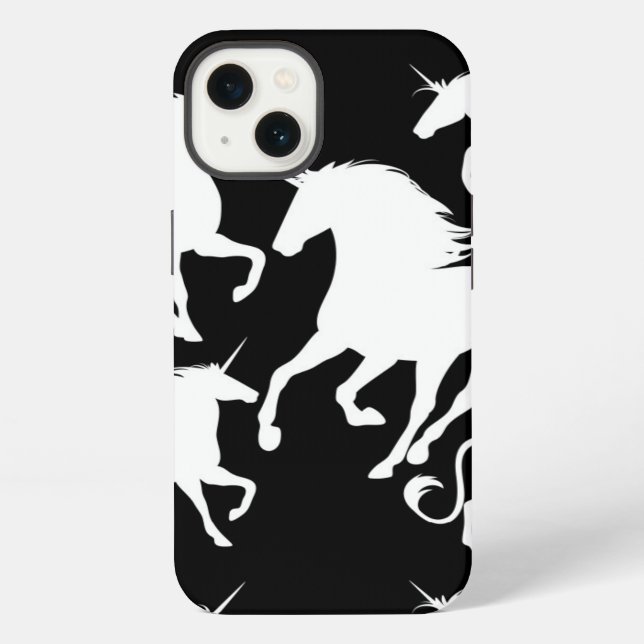 set of unicorns iPhone case (Back)