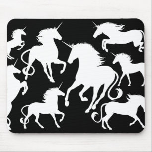 set of unicorns mouse pad