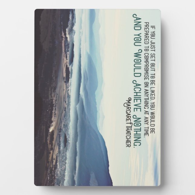 Set Out To Be Liked Plaque (Front)