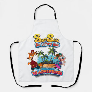 Set Sail for a Funny Tale adventure  island  Apron