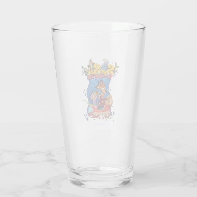 Set Sail for a Funny Tale Glass Cup (Back)