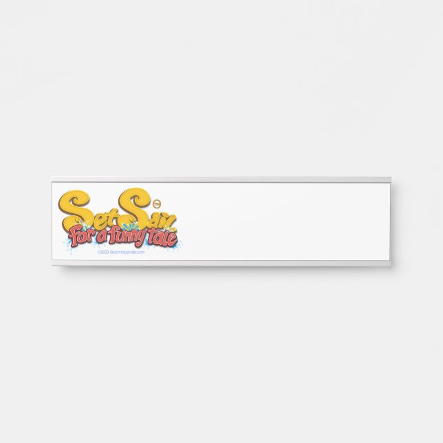 Set Sail for a Funny Tale Name Plate (Front)