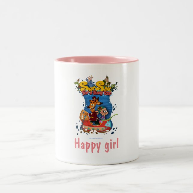  Set Sail for a Funny Tale poster Two-Tone mug (Center)
