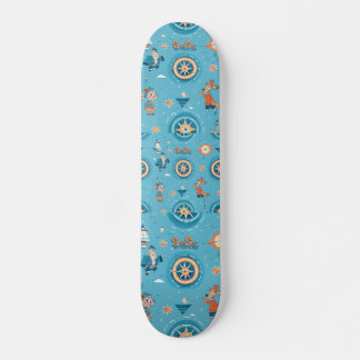 Set Sail for a Funny Tale wrap Skateboard