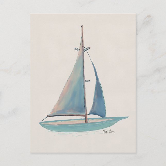 Set Sail to New Horizons Postcard (Front)
