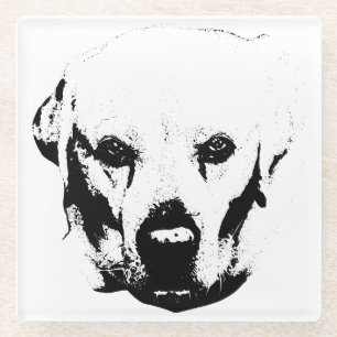 Set the Cup, Meet His Eyes Glass Coaster