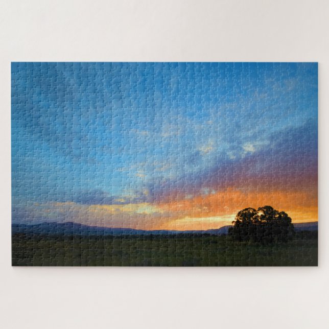 Set the Sky Ablaze at Sunset 20x30 inch  Jigsaw Puzzle (Horizontal)