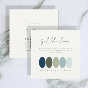 Set the Tone Blue Green Colour Palette ID1046 Enclosure Card