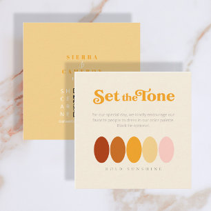 Set the Tone Bold Sunshine Colour Palette ID1048 Enclosure Card