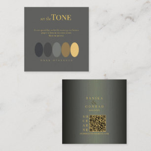 Set the Tone Dark Opulence Colour Palette ID1033 Enclosure Card