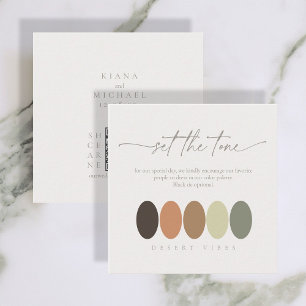 Set the Tone Desert Vibes Colour Palette ID1019 Enclosure Card