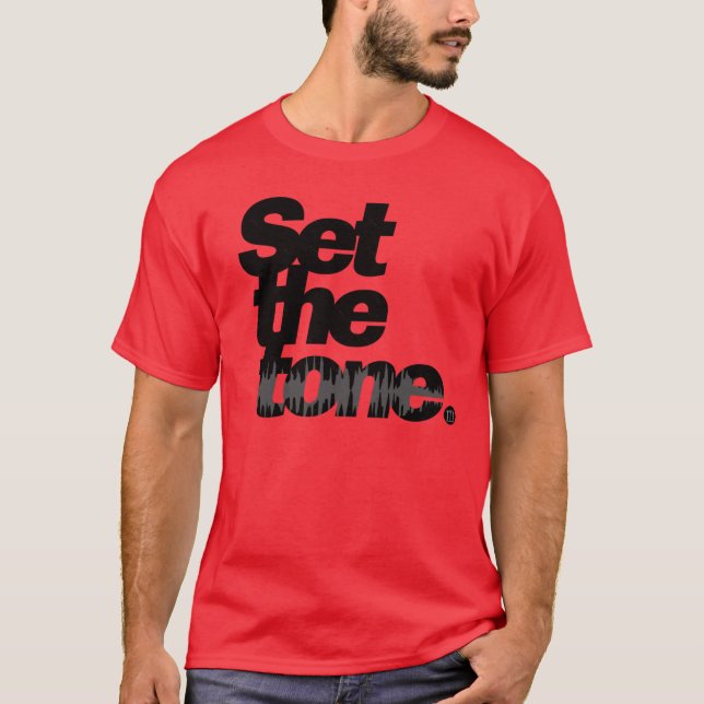 Set the tone Oversized T-Shirt (Front)