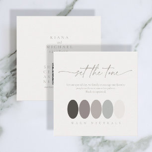 Set the Tone Warm Neutrals Colour Palette ID1020 Enclosure Card