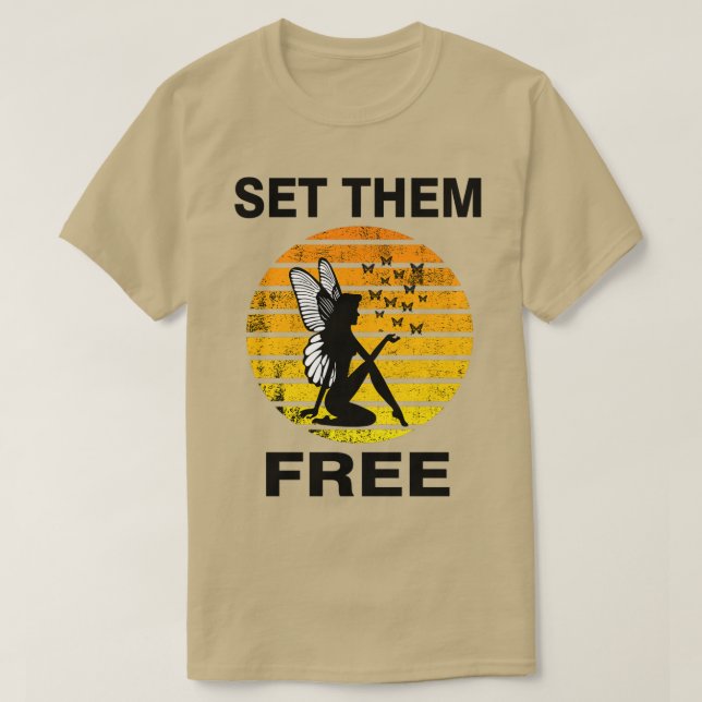 Set Them Free T-Shirt (Design Front)