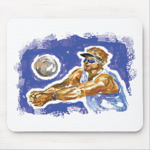 Set Up Volleyball Mouse Pad