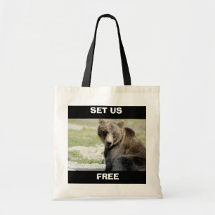 Set Us Free, Save the Bears Tote Bag