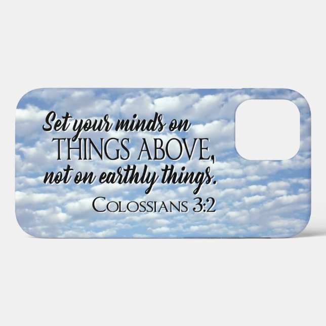 Set Your Minds on Things Above Case-Mate iPhone Case (Back (Horizontal))
