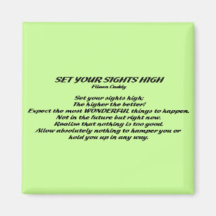 Set Your Sights High Magnet