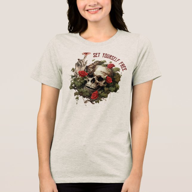 Set Yourself Free Tri-Blend Shirt (Front)